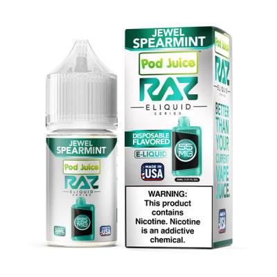 Pod Juice Raz Jewel Spearmint Salt 30ml
