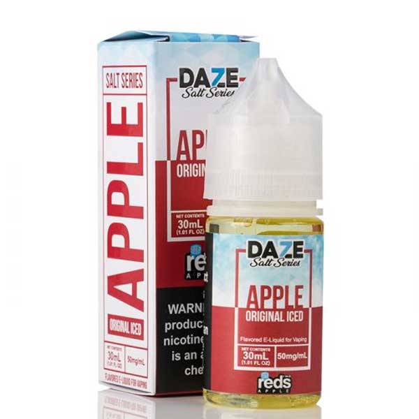 7daze Salt Reds Apple - Original Iced 30ml