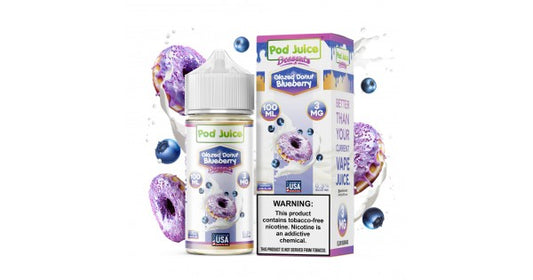 Pod Juice Glazed Donut Blueberry 100ml