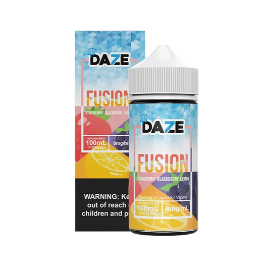 7daze Fusion Strawberry Blackberry Lemon Ice 100ml