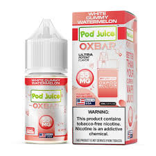 Pod Juice White Gummy Watermelon by OxBar Salt 30ml