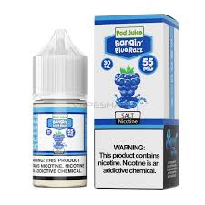 Pod Juice Bangin Blue Razz Salt 30ml