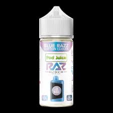 Pod Juice Blue Razz Cotton Clouds 100ml