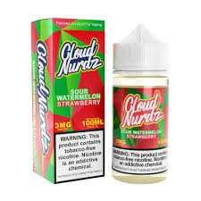 Cloud Nurdz Sour Watermelon Strawberry 100ml