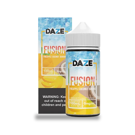 7daze Fusion Pineapple Coconut Banana Ice 100ml