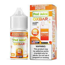 Pod Juice Strawberry Orange Pop Ice Salt 30ml