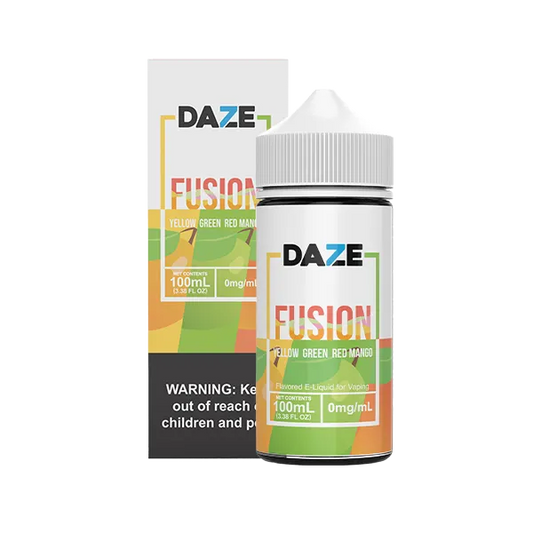 7Daze Fusion Yellow Green Red Mango 100ml