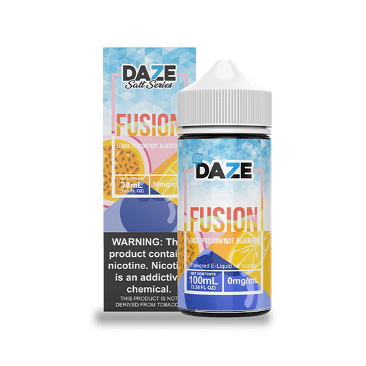 7daze Fusion Lemon Passion Fruit Blueberry Ice 100ml