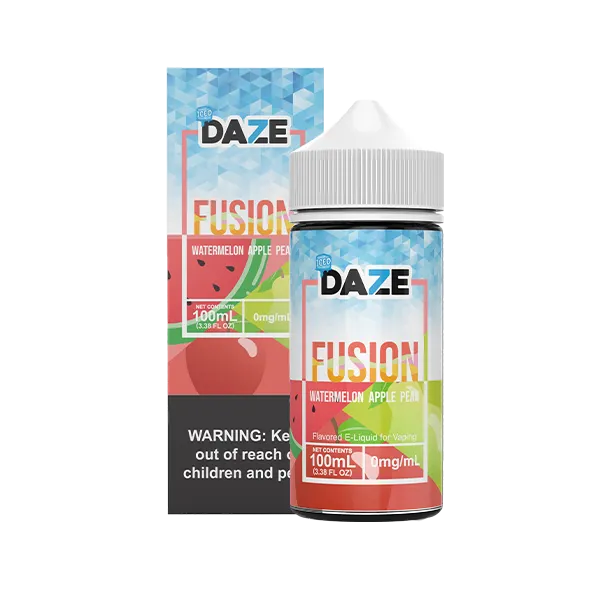 7daze Fusion Watermelon Apple Pear Ice 100ml