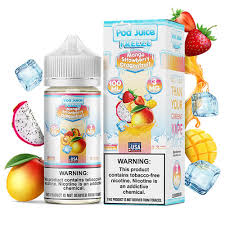 Pod Juice Mango Dragonfruit Strawberry Freeze 100ml